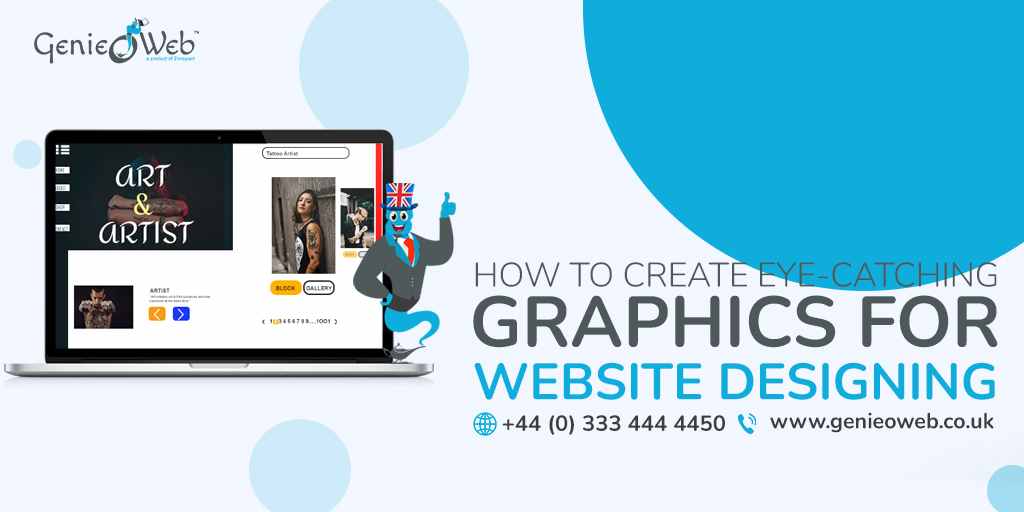 How to Create Eye-catching Graphics for Website Designing