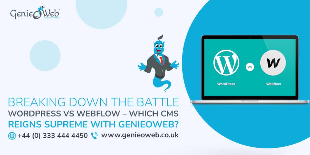 Breaking Down the Battle WordPress vs Webflow – Which CMS Reigns Supreme with GenieoWeb img