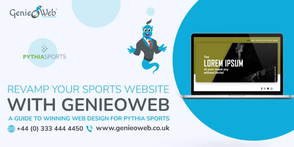 Revamp Your Sports Website with GenieoWeb A Guide to Winning Web Design for Pythia Sports